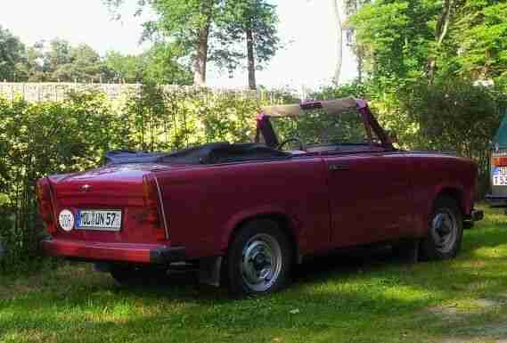 Trabant 601 Cabrio mit TÜV bis 2015 top.