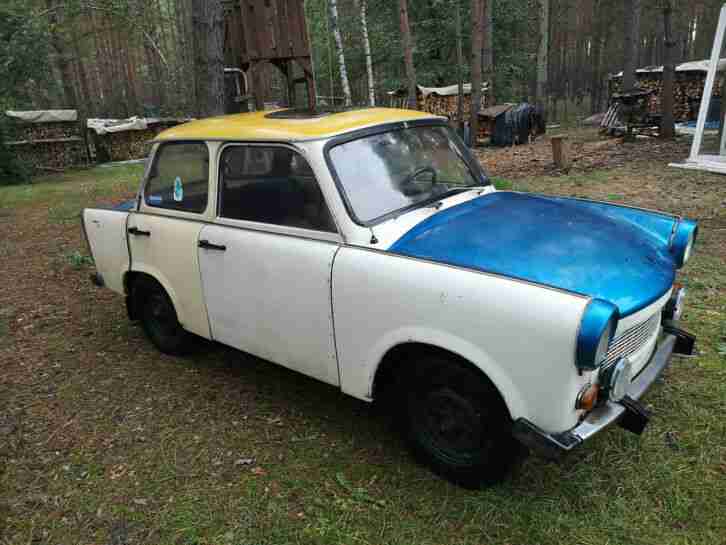 Trabant 601 L Mit Brief und Schlüssel Motor dreht zum Restaurieren / Schlachten