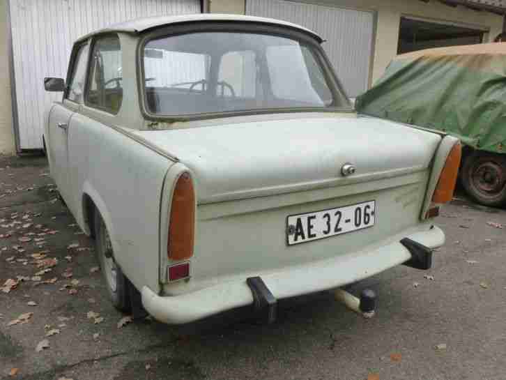 Trabant 601 Rechtecktacho 1. Serie 1. Hand orig. DDR Kfz-Brief VEB Sachsenring