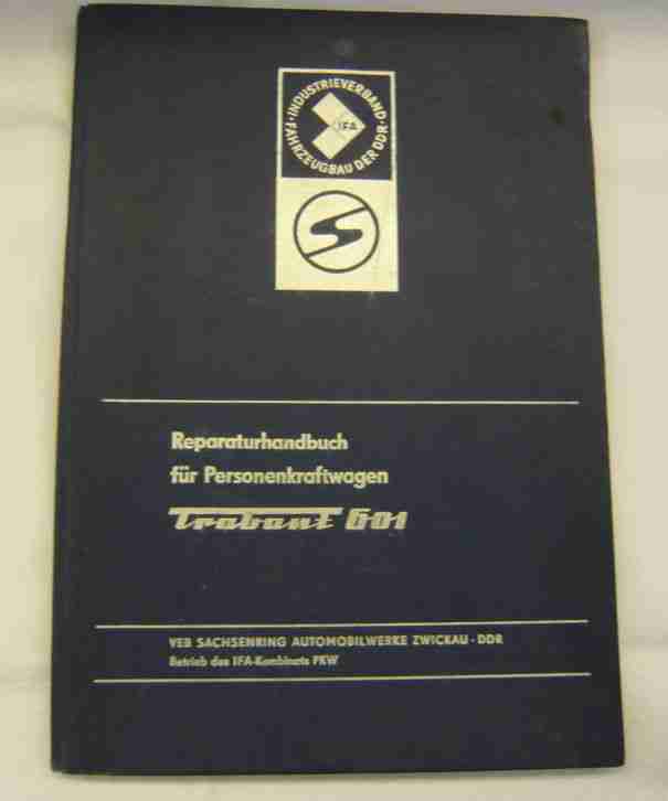 Trabant 601 Reparaturhandbuch