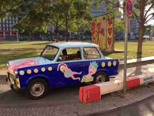 Trabant 601 W, Art Car gestaltet von Kiddy Citny Baujahr1989 / bemalt 2015