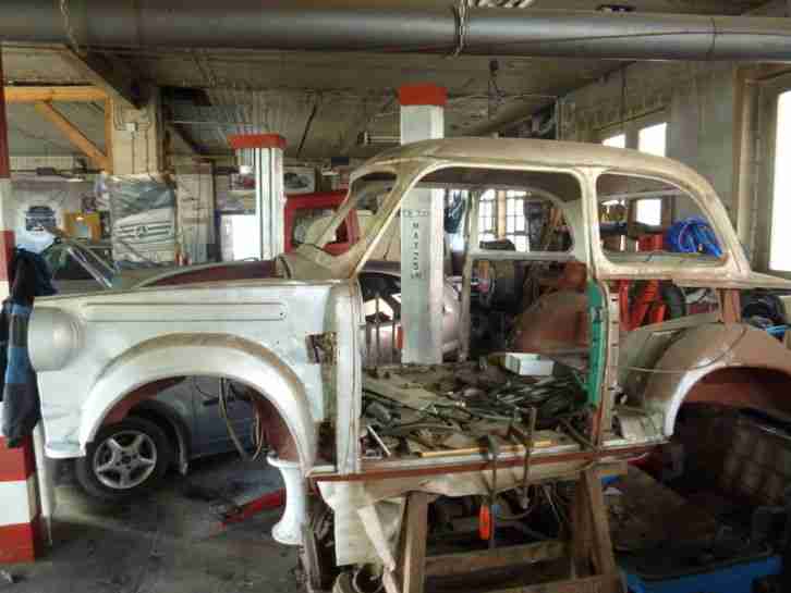 Trabant P 50 mit orig. Brief Bj.1962 +Teileträger P50 in Teilen