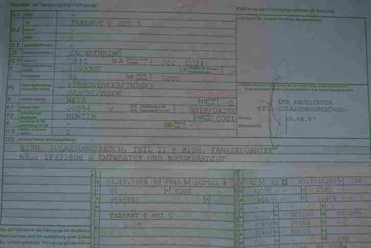 Trabant P 601 L De Luxe mit AHK Alle Anbauteile vorhanden!!!