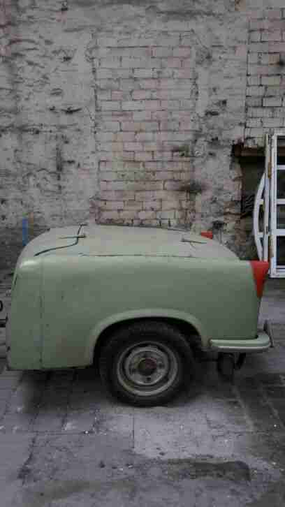 Trabant PKW-Anhänger DDR Halbes Auto P50/ P60 Oldtimer Ostalgie TÜV