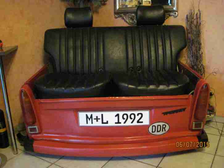 Trabant Trabi Sofa Sitzgelegenheit DDR Rarität