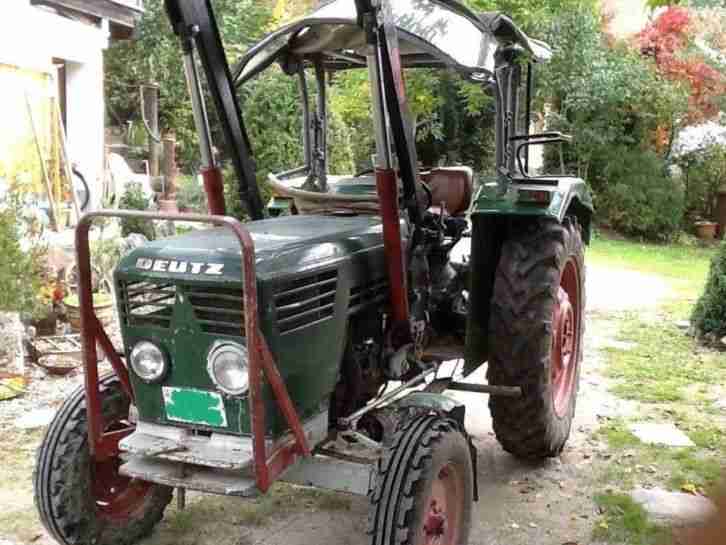 Traktor Deutz 5006 mit Frontlader Baas 2