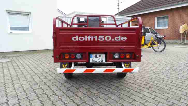 Transport-Dreirad,Trike, 149 ccm Neufahrzeug, 6 Gänge, Dolfi 150 NEU!!!
