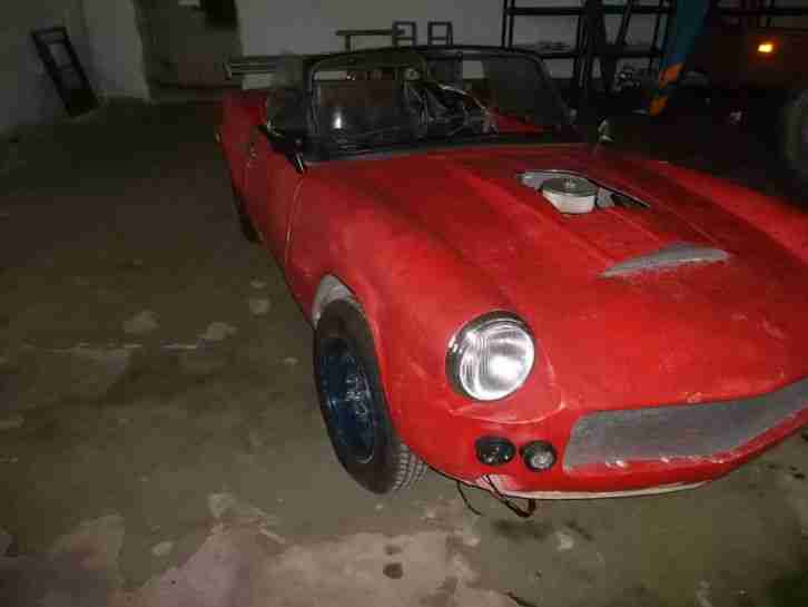 Triumph Spitfire MKIII Karrosse mit Rover SD1 V8 Motor ein Wolf im Schafspelz