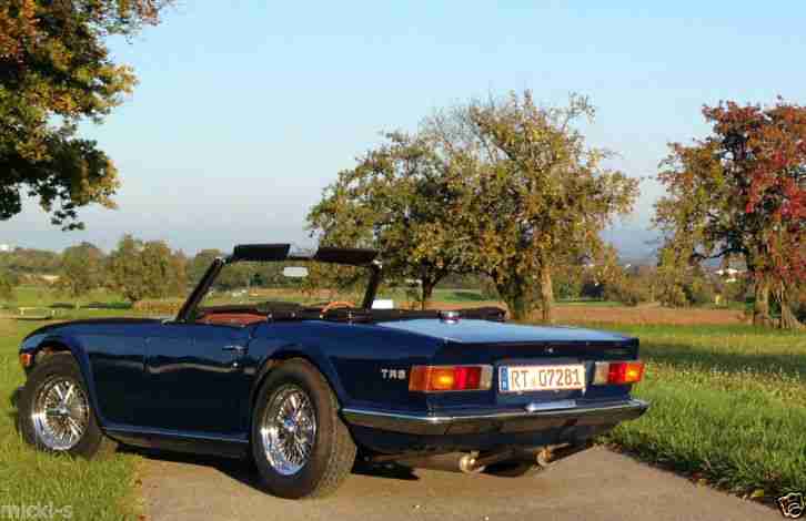 Triumph TR 6 PI, H-Zulassung, Matching Numbers, belegbare Historie seit 1984