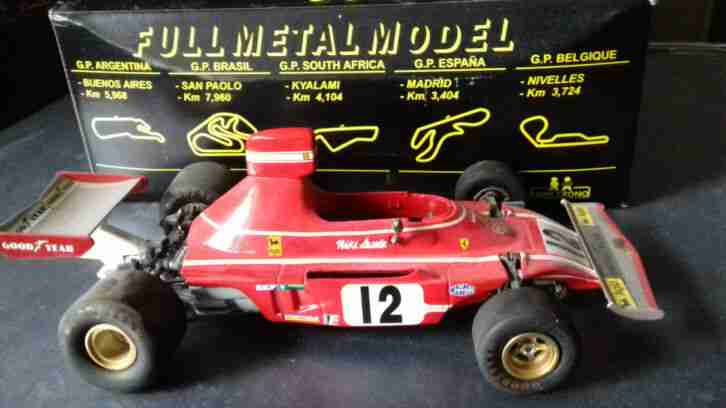 Twin Crono Ferrari 312 B3 1974 Niki Lauda 1:18
