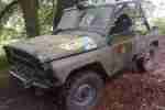UAZ Geländewagen mit Seilwinde Offroad Eigenbautraktor