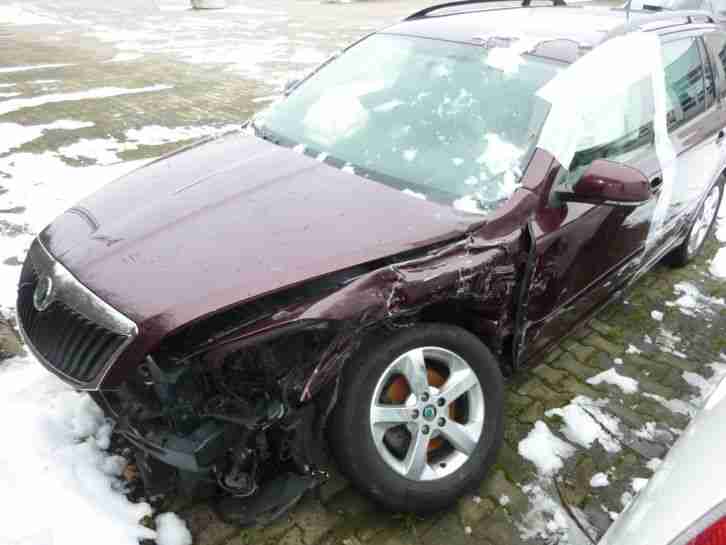 *Unfall* Skoda Octavia II Combi / Kombi 2.0 TDI Family *Totalschaden*MwSt.ausw.