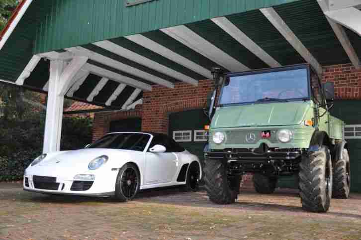 Unimog 421 Cabrio Agrar und 997 GTS Cabrio