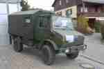Unimog 435 Mercedes Benz mit San Koffer Wohnmobil