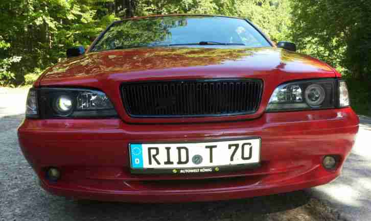 VOLVO C70 Coupe 2,5 5 Zylinder in Rot Bj 1999