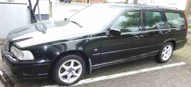 V70 I 2.5 TDI Kombi schwarz, Top gepflegt,