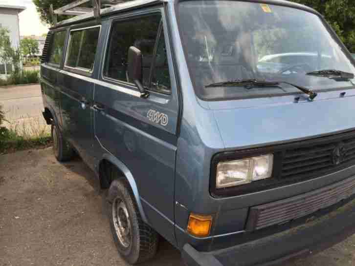 VW Bus Syncro T3 Motorumbau Audi 5Zyl. Diesel