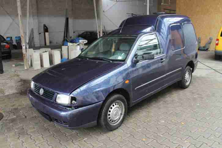 VW Caddy 1.9 SDI 47 kW BJ 2002 Euro 3 Kasten Gelbe Plakette LKW Zulassung