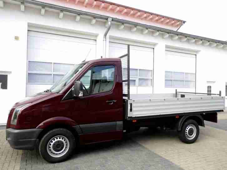 VW Crafter TDI Blue TDI 2,5 Ltr. Pritsche 52Tkm AHK Transporter 2011 Bootswagen