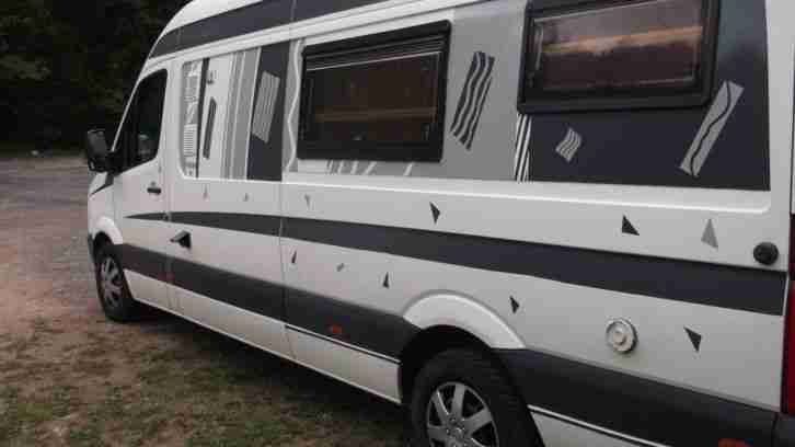 VW Crafter2,5TDI Womo/LKW Zulassung,Solar, Navi,CD,Kamera,Klima,Festbett,WC,Sitz