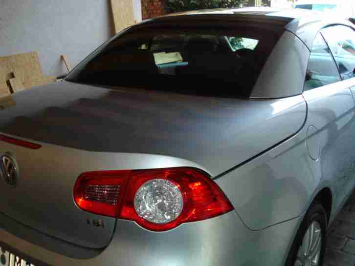 VW Eos 1,4, 78000 km, Silber, unfallfrei, 8-fach Alu, AU HU 04/2017, EZ 05/2008