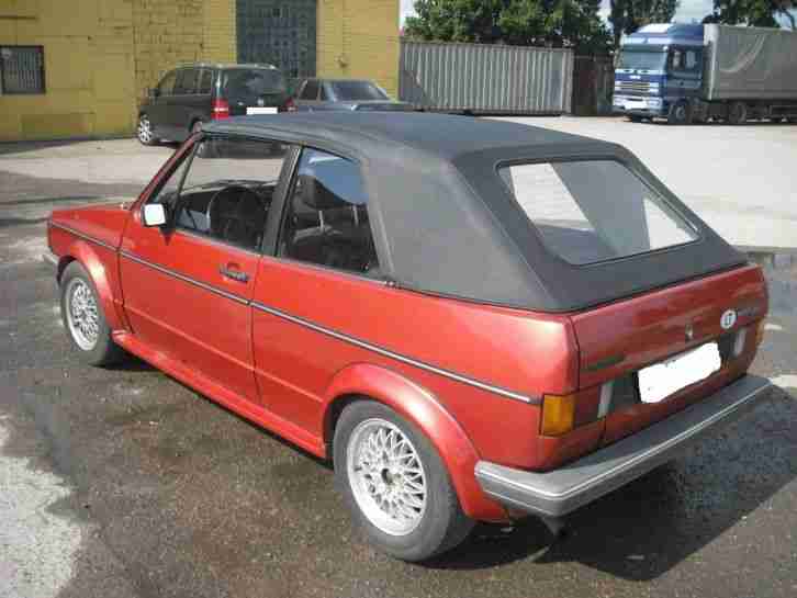 VW Golf 1 Cabrio 1,5L Ez 1980