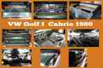 VW Golf 1 Cabrio GLS 1980 , Hobbyaufgabe
