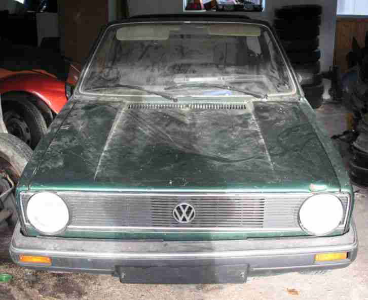 VW Golf 1 Cabrio GLS 1980 , Hobbyaufgabe