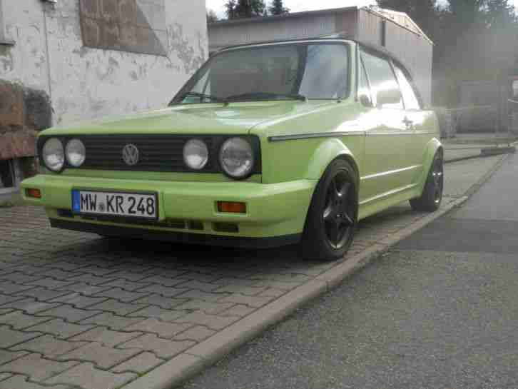 VW Golf 1 Cabrio H2 HU Neu Erdbeerkörbchen