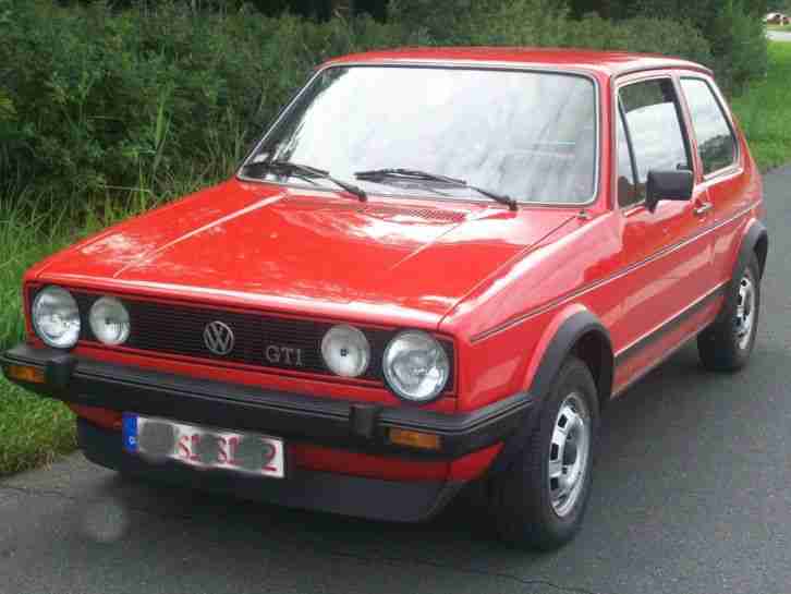 VW Golf 1 im GTI Look TOP Zustand ! Oldtimer mit H Kennzeichen EZ 1982