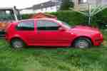 VW Golf 4 EZ 12 99 rot Diesel