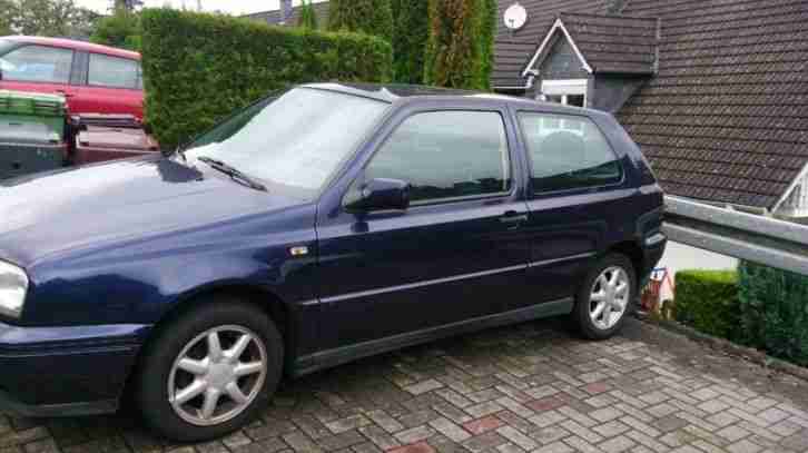 VW Golf III, TÜV bis 11 2014, 8 fach bereift, KM Stand