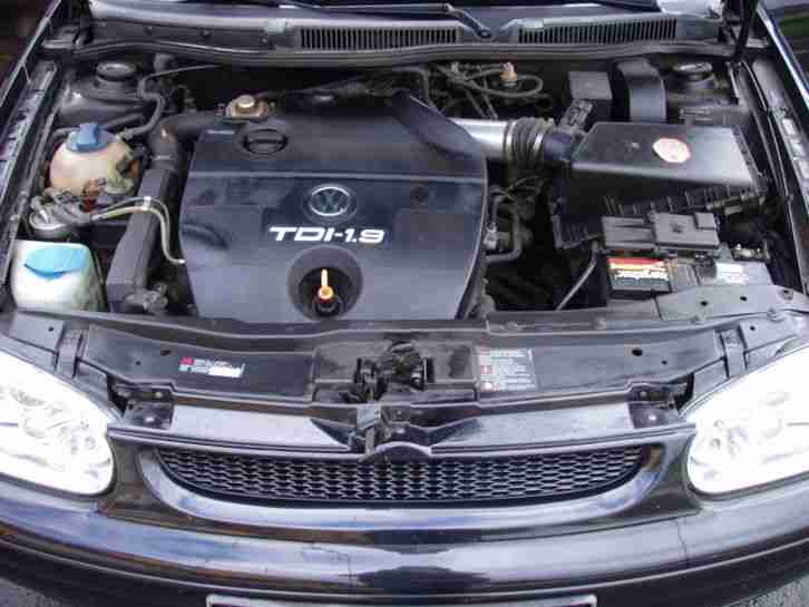 VW Golf IV Diesel Schadstoffarm D3, schwarz, gecleante Front