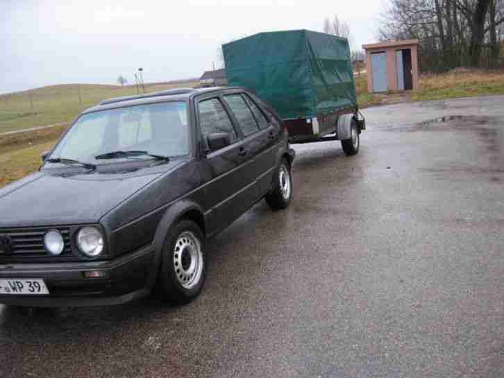 VW Golf Mk 2 Diesel GTD Special LLK 4türig AHK SSD schwarz m. Tonnen E-Teilen