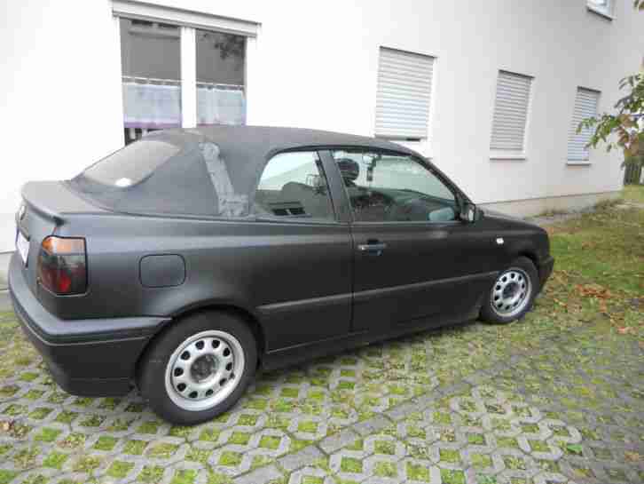 VW Golf caprio, schwarz matt mit carbon obtik, Bj.1996