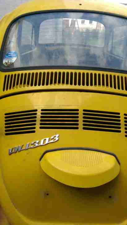 VW Käfer 1303, BJ 73 ( Brief, Schlüssel, mit Eintragung)