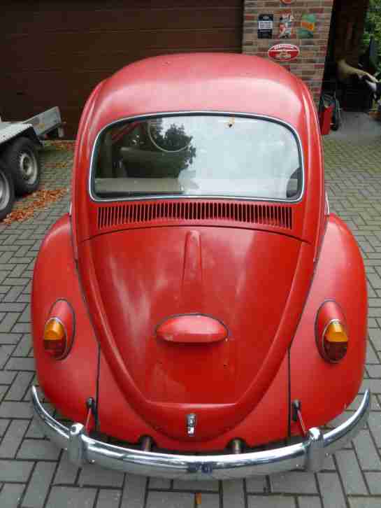 VW Käfer Bj.1965 H-Zulassung Sammlerstück 6 Volt 1200ccm Weißes Lenkrad