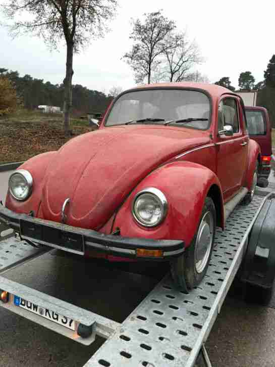 VW Käfer - OLDTIMER - H-Kennzeichen - Bj '78 - rot - Jeanskäfer