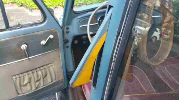 VW Käfer Oldtimer Bj. 1958 aus 2ter Hand Pappbrief Winker Bald 60 Jahre alt