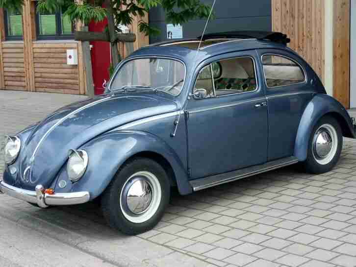 VW Käfer Ovali 1954 Faltdach, Winker, Herzchenleuchten,
