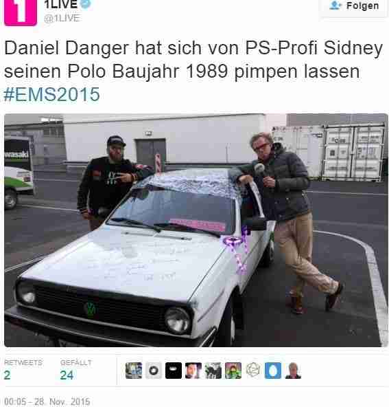 VW POLO Typ 86 C - ESSEN MOTORSHOW 2015 - 1LIVE - Sidney Hoffman - PS PROFIS