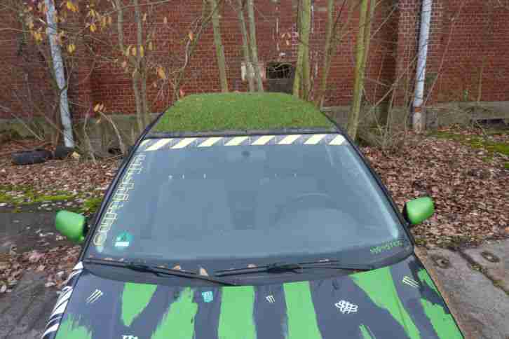 VW Polo 6N ohne Papiere /Schlüssel FÄHRT NICHT als DEKO WERBUNG SPIELPLATZ