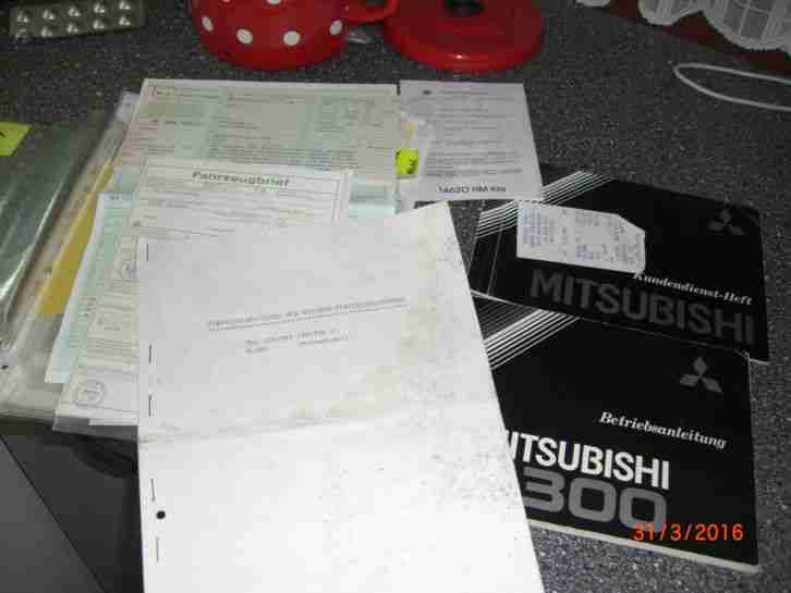 VW Pritsche T2 Camper,Mitsubishi L300 2,4 ,Oldtimer,,Tischer Wechselaufbau,