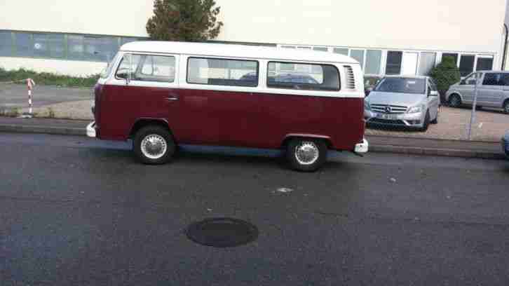 VW T2 Bus Erstzulassung 1975 mit H Gutachten 9 Sitzer