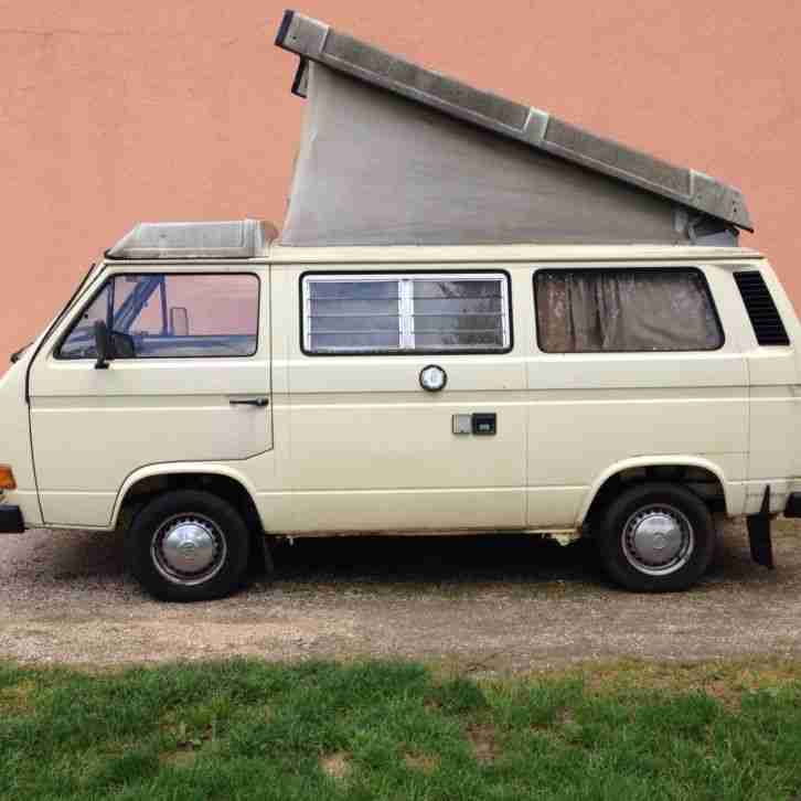 VW T3 CAMPER-WESTFALIA VOLL BJ 1981 OLDTIMER MOTOR 2.0 ORG.229330KM -1 LACK