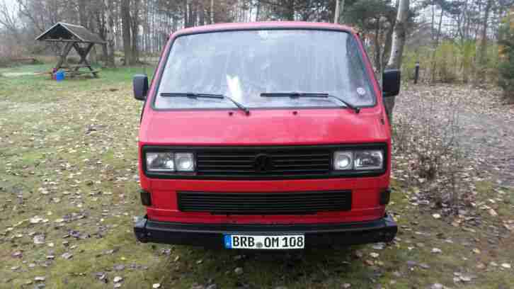 VW T3, Multivan, Rot, LKW Zulassung, 1.6 Turbodiesel, 70PS
