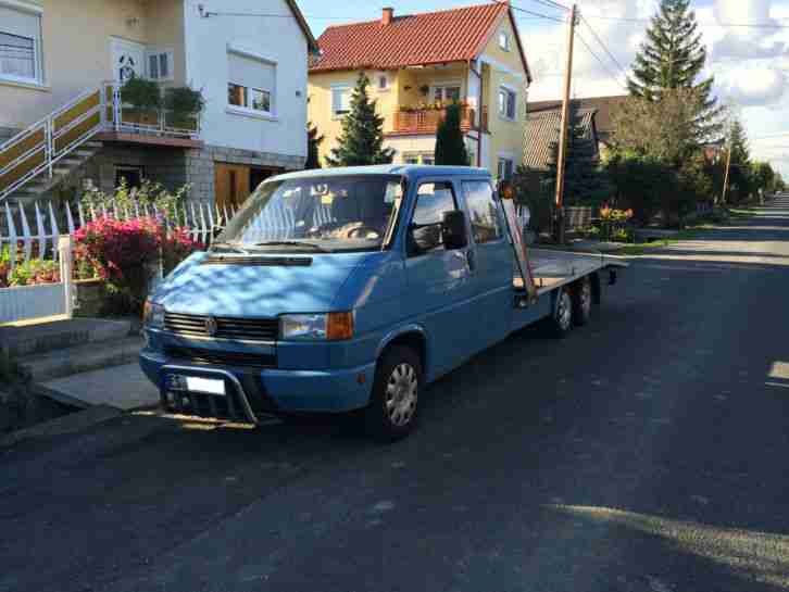 VW T4 Abschleppwagen Autotransporter 3.5 T Doppelkabine