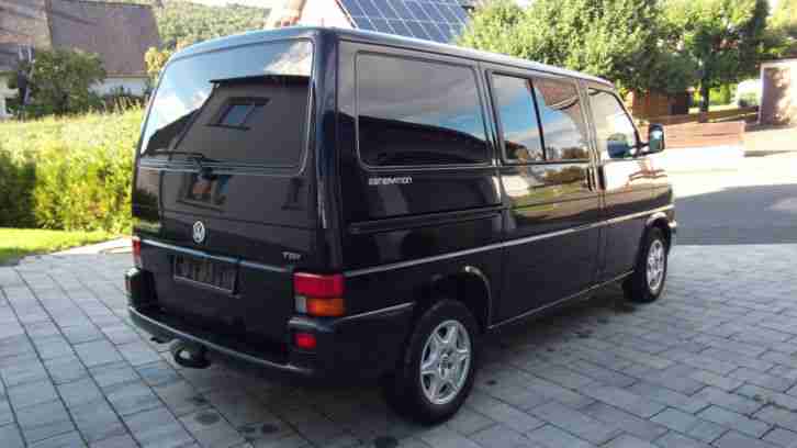 VW T4 TDI Multivan 2 Generation in Schwarz Ez 2001 DPF grüne Plakette Tüv Neu