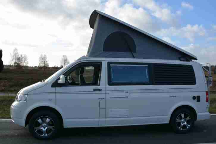 VW T5 Wohnmobil Aufstelldach 96 KW !!!! Vollaustatung EZ 2009 nur 56100 km LUXUS