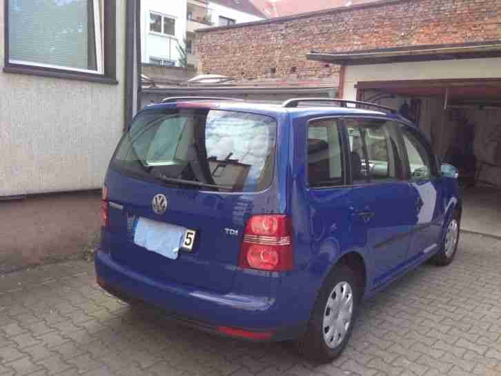 VW Touran 1,9 TDI 105PS Bj 11.2007 KM 137.000 Tüv/Au 08.2016 Scheckheft gepflegt